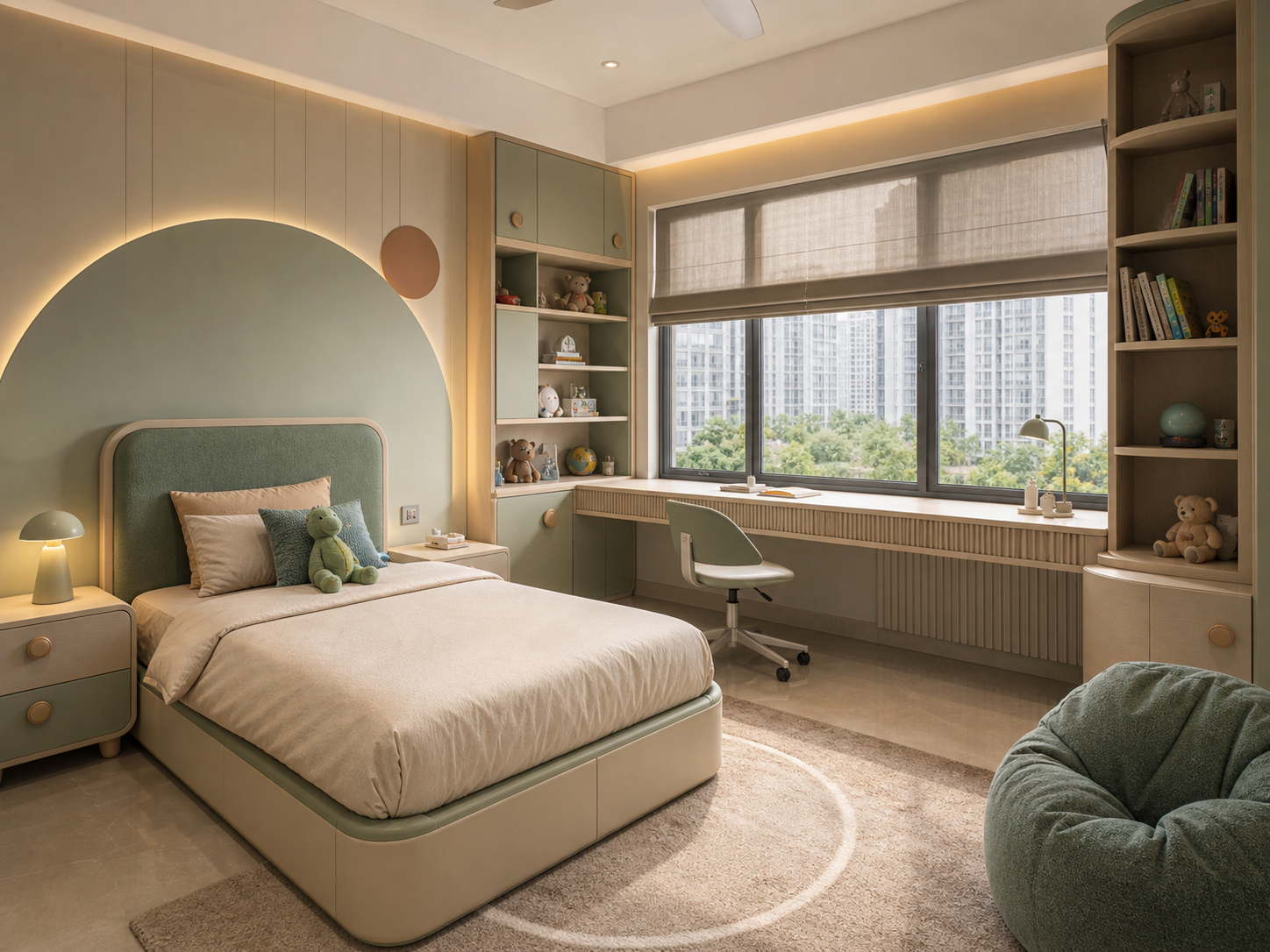 Safe and stylish kids room design
