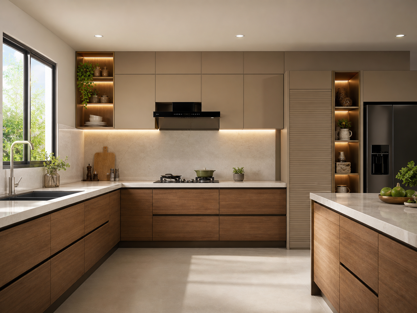 Modern functional modular kitchen design